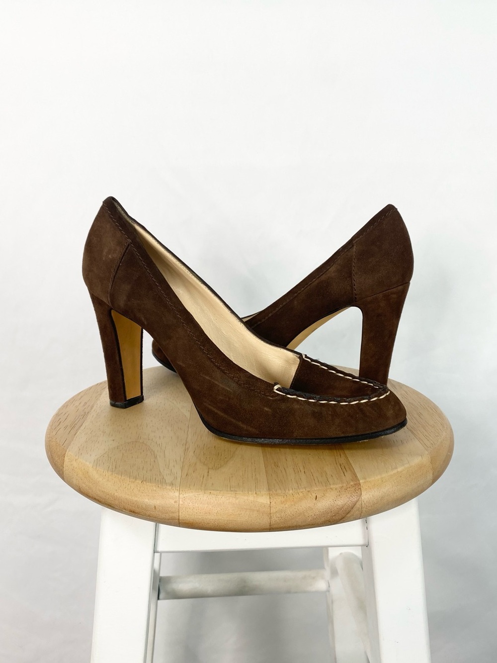 Casadei Brown Suede Pump Made‎ in Italy Size 10 Heels